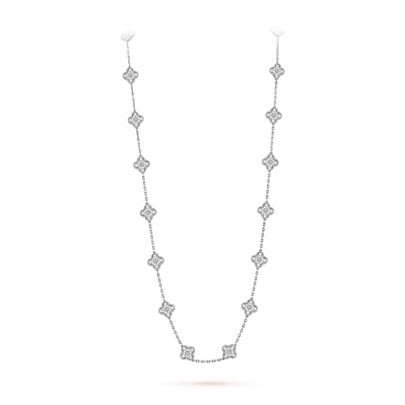 Replicate Vintage Alhambra long necklace, 20 motifs(1:1 replica) - Original Replica Club