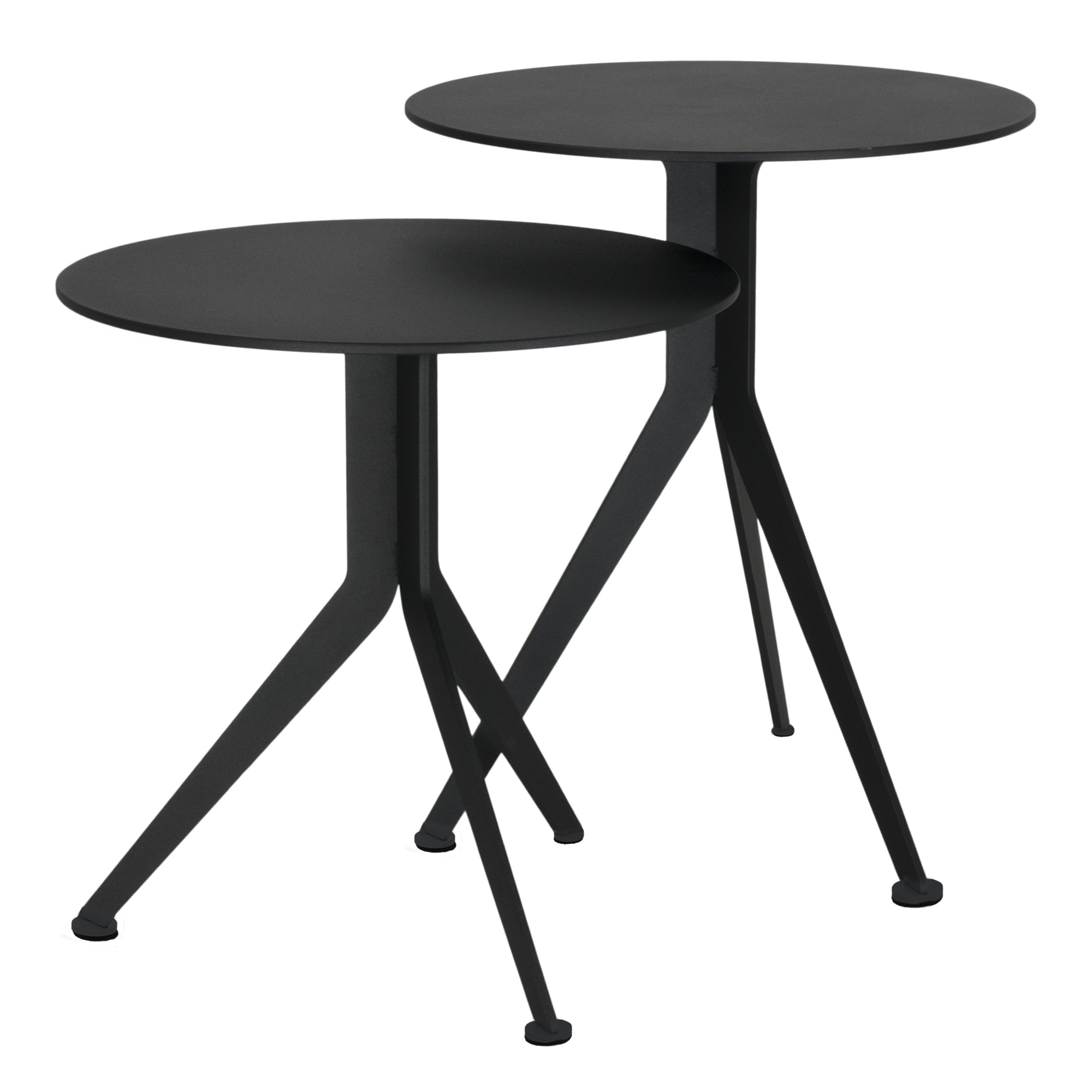 Spinder Design bijzettafel Daley Low - Zwart - Ø 38