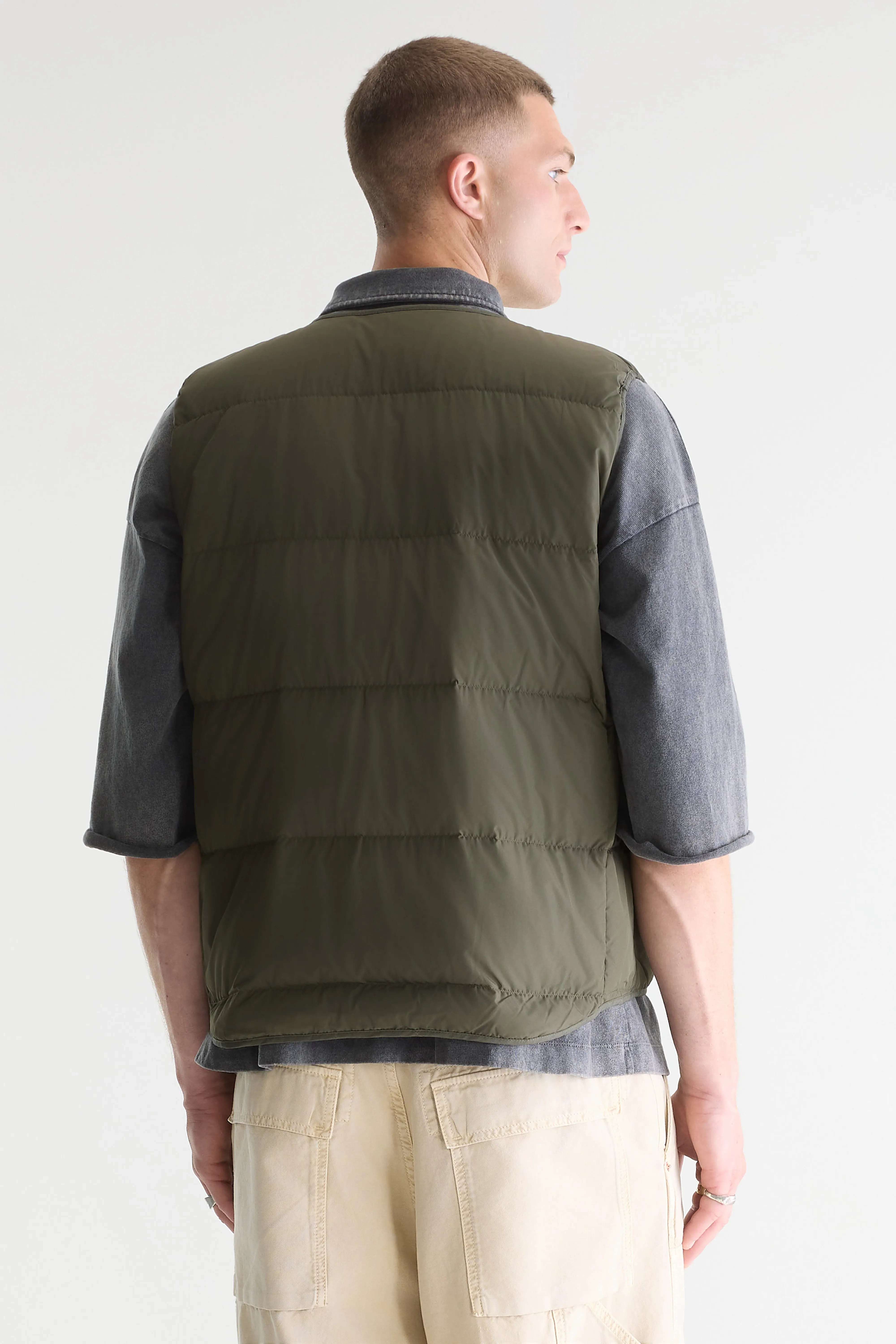 Bellerose Hoch sleeveless green bodywarmer (251 / M / DARK OLIVE)