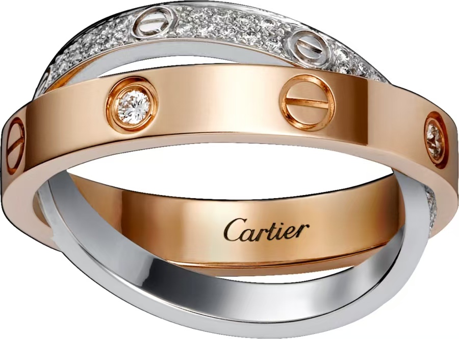 Cartier LOVE Ring - Mixed Metal Color - Original Replica Club