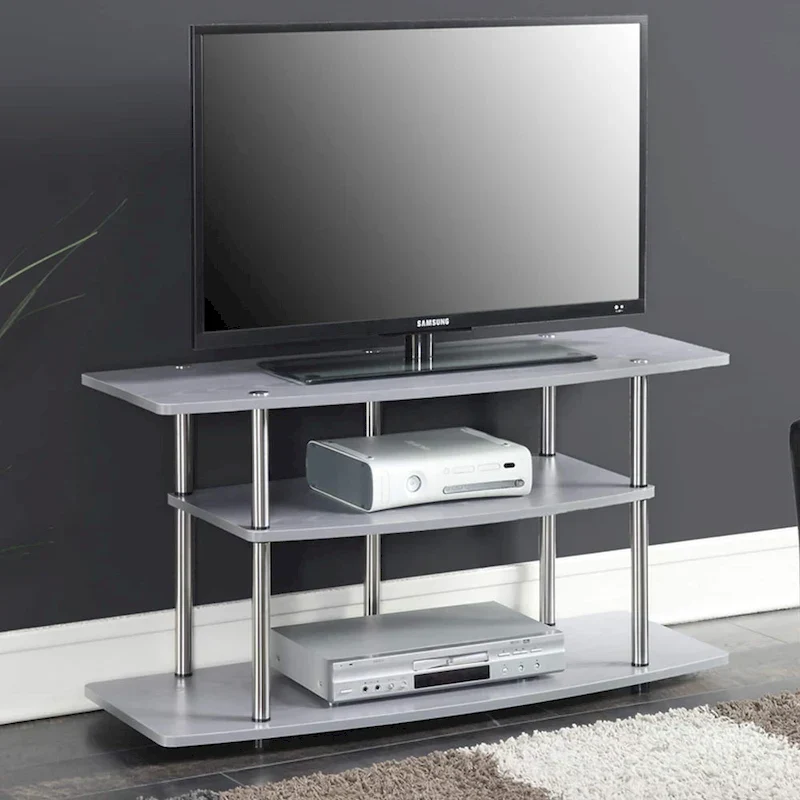 Convenience Concepts Designs2Go Tool-Free 3-Tier Wide TV Stand