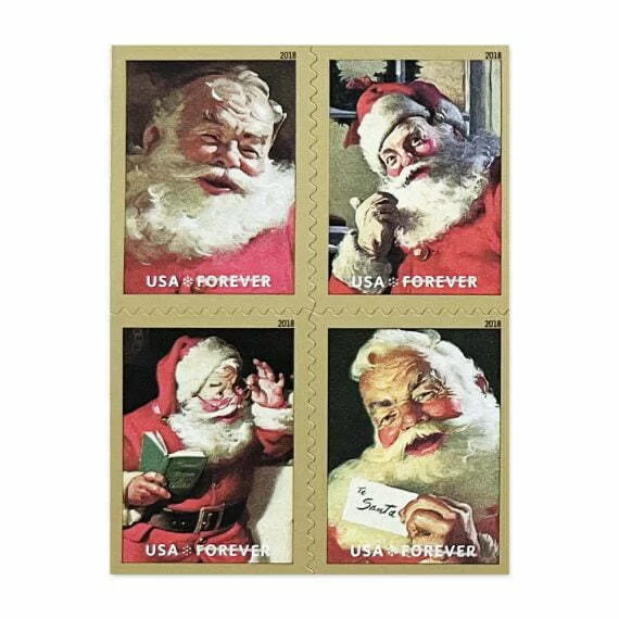 2018 Sparkling Holidays Forever Stamps - First-Class Postage Booklet(25 Booklets of (500 Pcs))