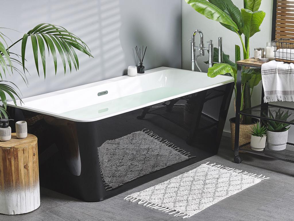 Bañera negra 170 x 80 cm HASSEL