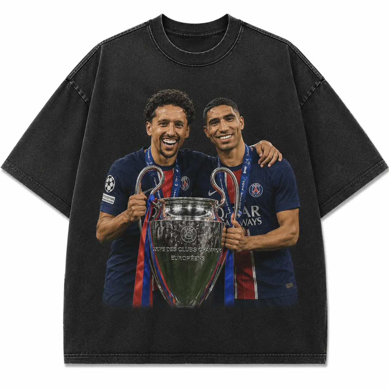 MARQUINHOS & HAKIMI CHAMPION VINTAGE TEE