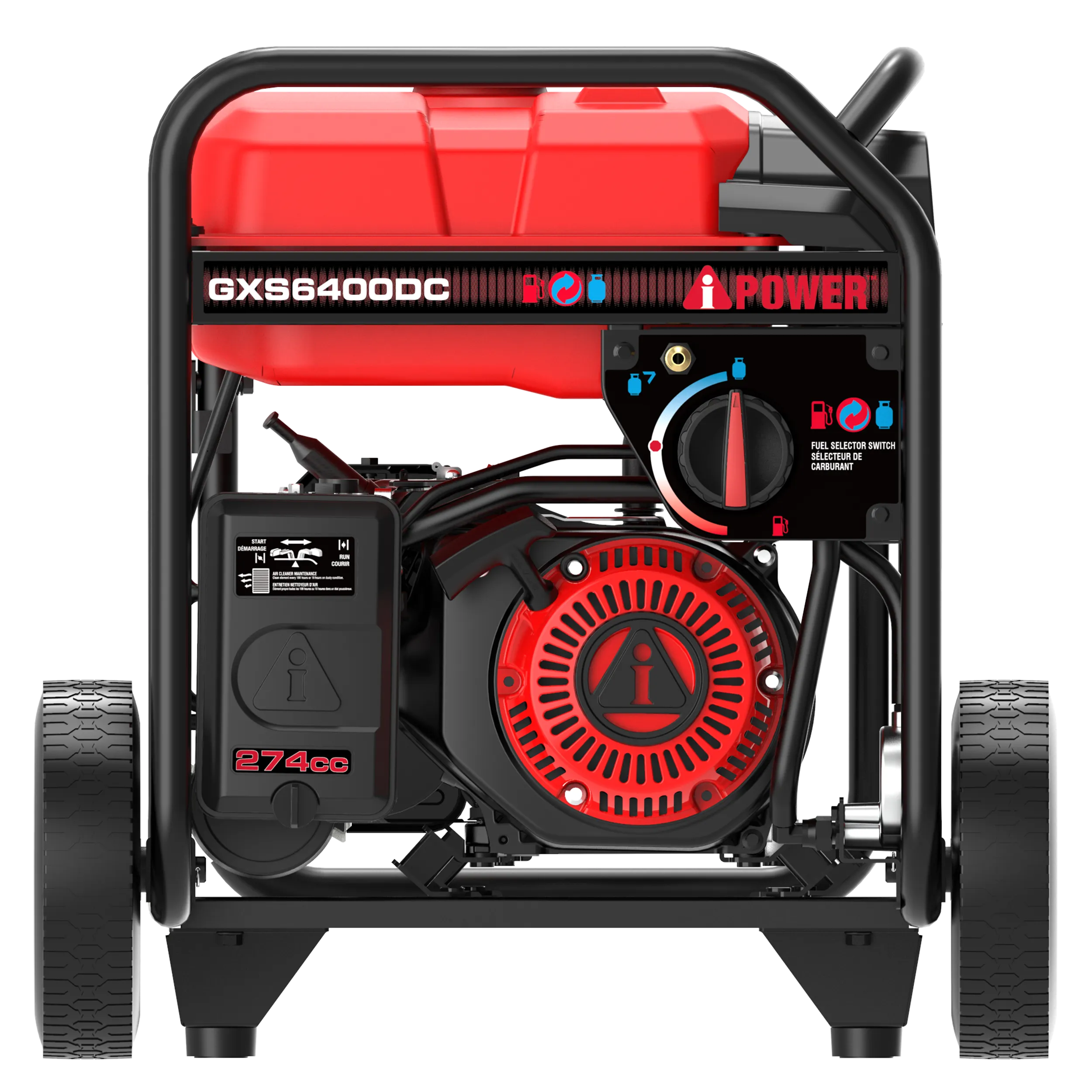 GXS6400DC – Dual Fuel Portable Generator