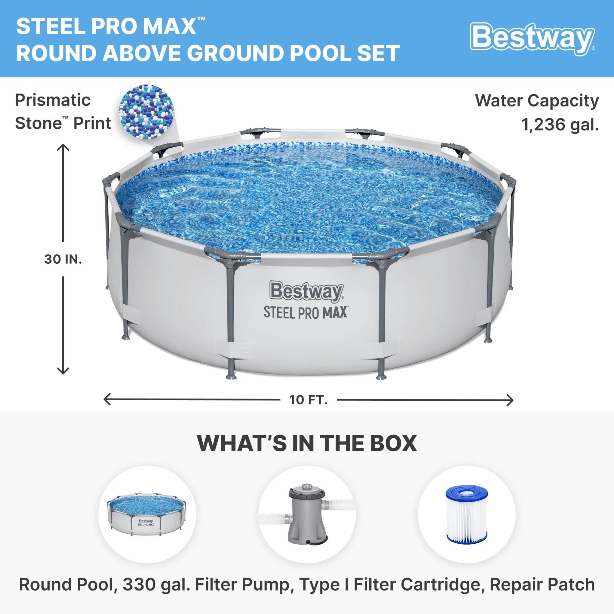 Open Box Bestway 10' x 30
